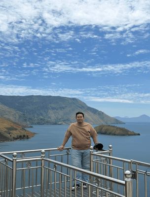 Pemandangan dari Bukit Gajah Bobok yang indah